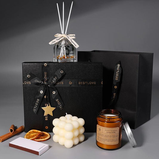 Coffret cadeau bougie d'aromathérapie