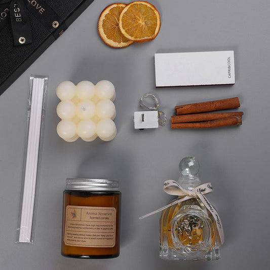 Coffret cadeau bougie d'aromathérapie